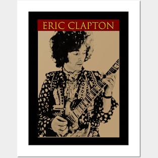 eric clapton art visual Posters and Art